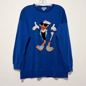 Vintage Walt Disney Company American Woman Embroidered Donald Duck Crew Neck S
